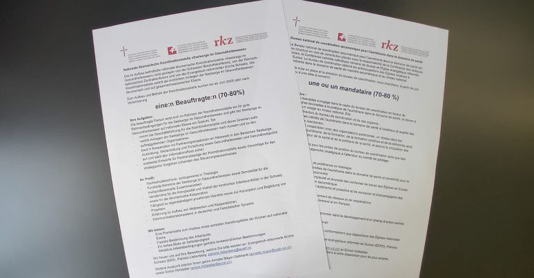 Offre d'emploi:  Mandataire du bureau de coordination 70-80%