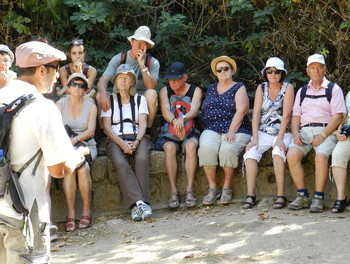 Pause spirituelle au bord du Jourdain