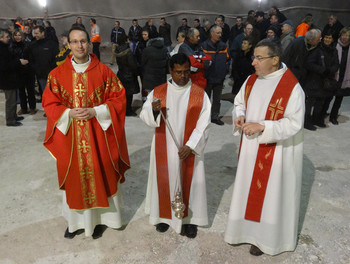 Messe de sainte Barbe 2013 à Courrendlin 