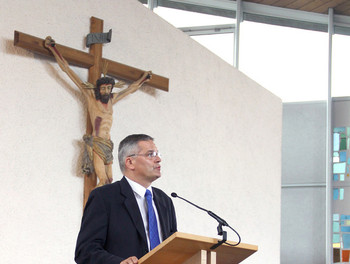 Vincent Eschmann, ancien président de paroisse et porteur du projet 