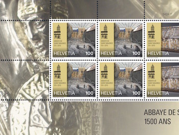 Timbre 1500 ans St-Maurice 
