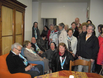 Visite chez les Oblates à Pérouse