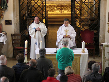 Messe d'envoi de Gilles Berdat au Vorbourg