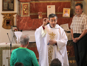 Messe d'envoi de Gilles Berdat au Vorbourg