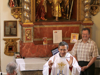 Messe d'envoi de Gilles Berdat au Vorbourg