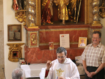 Messe d'envoi de Gilles Berdat au Vorbourg