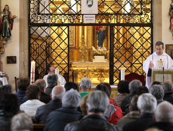 Messe d'envoi de Gilles Berdat au Vorbourg