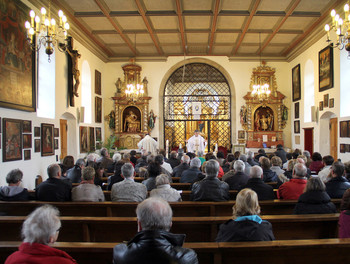 Messe d'envoi de Gilles Berdat au Vorbourg