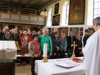 Messe d'envoi de Gilles Berdat au Vorbourg