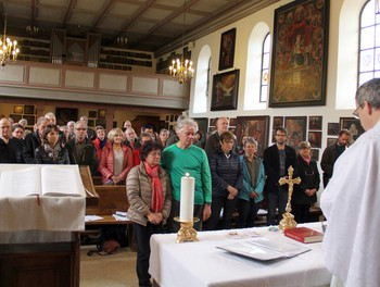 Messe d'envoi de Gilles Berdat au Vorbourg