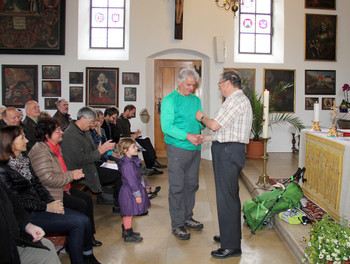 Messe d'envoi de Gilles Berdat au Vorbourg