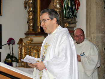 Messe d'envoi de Gilles Berdat au Vorbourg