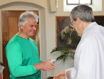 Messe d'envoi de Gilles Berdat au Vorbourg