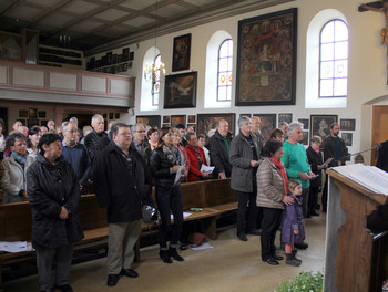 Messe d'envoi de Gilles Berdat au Vorbourg