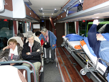 14 mai - Le transport des malades en car