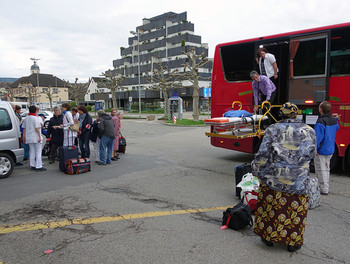 14 mai - Le transport des malades en car