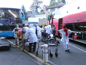 14 mai - Le transport des malades en car