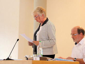 Françoise Maître, présidente de l'Assemblée et Pierre-André Schaffter, administrateur de la CEC