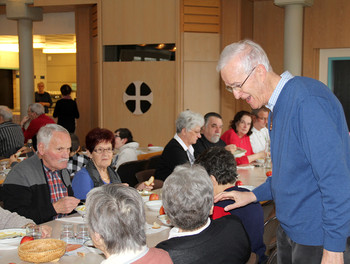 Soupe de carême 2016 avec l'abbé Claude Nicoulin