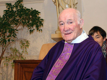 L'abbé Jean-Pierre Barbey, 82 ans, des Genevez