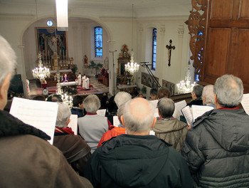 la Sainte-Cécile du Noirmont-Les Bois, dirigés par Catherine Perregaux