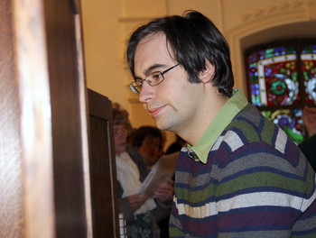 Marc Erard à l’orgue