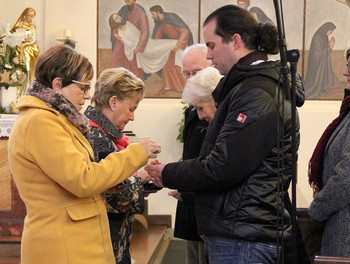 Anne-Marie Paratte et Marie-Claire Mathys, ministres de la communion