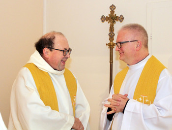 Discussion entre l'abbée Dominique Stoltz et l'abbé Feliks Sciborski