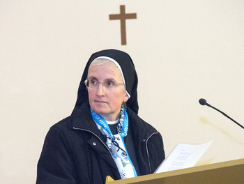 Sœur Christine-Antoinette, la supérieure de la communauté des sœurs oblates de Soyhières 