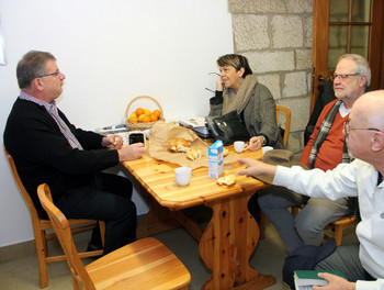 Bernard Miserez, Jeanine et Claude Rebetez, André Chenal