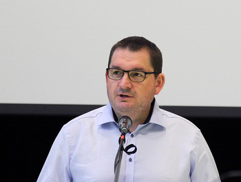 Cédric Latscha, président de l'Assemblée
