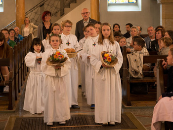 premières des communions à Glovelier