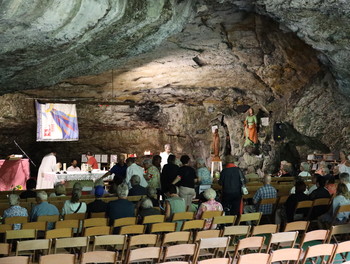 Grotte de Sainte Colombe, Assomption 2023