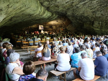 Grotte de Sainte Colombe, Assomption 2023