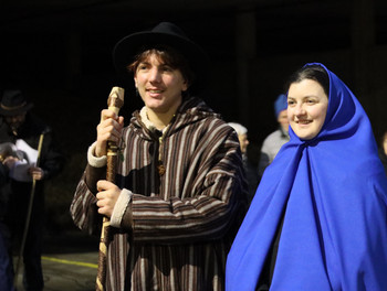 célébration œcuménique du 24 décembre adaptée aux familles à la ferme de la famille Gafner à Moutier