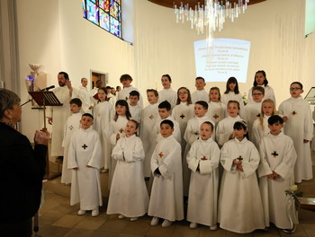 Première communion, Courtételle, 28 avril 2024