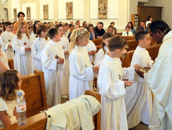 Première communion, Bassecourt, 12 mai 2024
