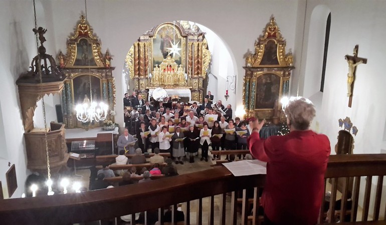 Concert de Noël de Ste-Cécile de Montignez-Damphreux-Lugnez et de la fanfare de Boncourt, Montignez, 18 décembre 2016 