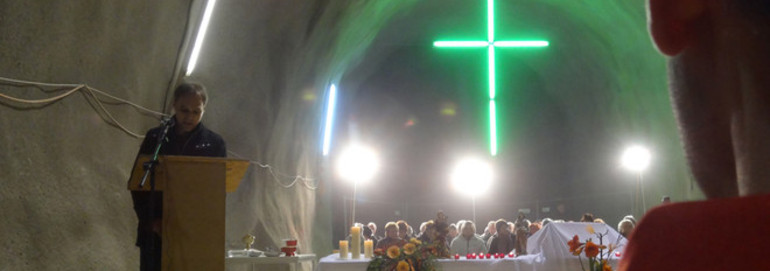 Messe de sainte Barbe 2013 à Courrendlin 