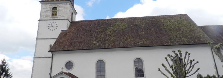 L'église Saint-Laurent à Bonfol