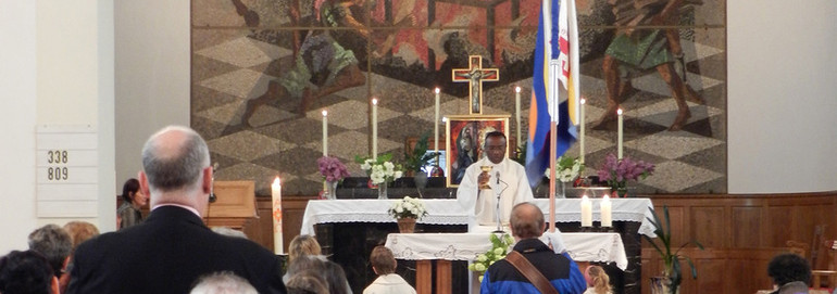 Avant leur assemblée, les hospitaliers ont participé à une messe à l'église Saint-Laurent à Bonfol.