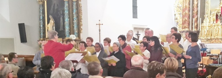 Concert de Noël de Ste-Cécile de Montignez-Damphreux-Lugnez et de la fanfare de Boncourt, Montignez, 18 décembre 2016 