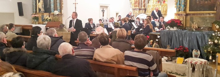 Concert de Noël de Ste-Cécile de Montignez-Damphreux-Lugnez et de la fanfare de Boncourt, Montignez, 18 décembre 2016 