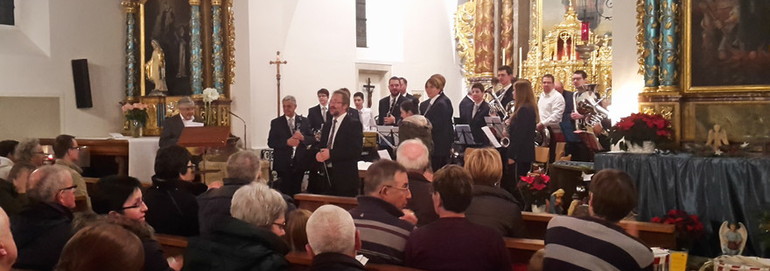 Concert de Noël de Ste-Cécile de Montignez-Damphreux-Lugnez et de la fanfare de Boncourt, Montignez, 18 décembre 2016 