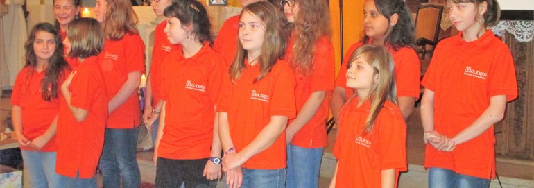 Les galoubets, Messe de Noël des familles, Boncourt, 24 décembre 2016