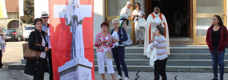Procession à la statue de St-Nicolas de Boncourt, Clôture de la semaine, 24 sept 2017