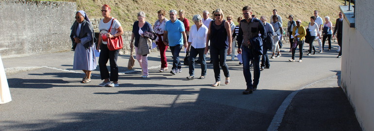 Procession à la statue de St-Nicolas de Boncourt, Clôture de la semaine, 24 sept 2017