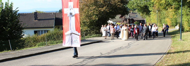Procession à la statue de St-Nicolas de Boncourt, Clôture de la semaine, 24 sept 2017