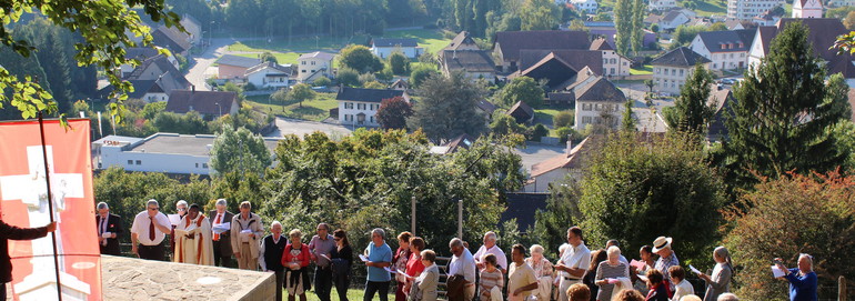 Procession à la statue de St-Nicolas de Boncourt, Clôture de la semaine, 24 sept 2017