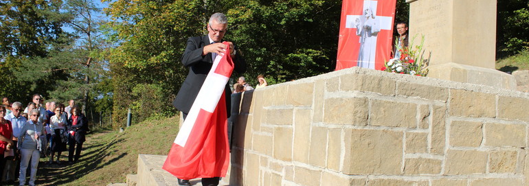 Procession à la statue de St-Nicolas de Boncourt, Clôture de la semaine, 24 sept 2017